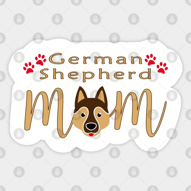 German Shepherd Mom Gifts Sticker by THE Dog Designs